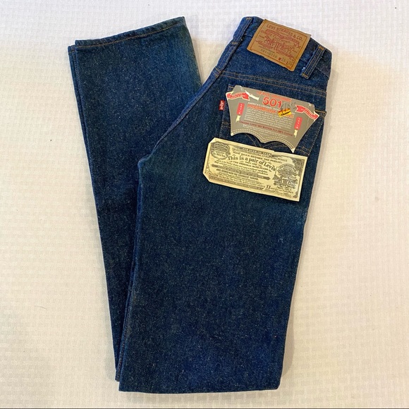 Vintage Levi’s 501 jeans, 1984, never worn or washed, with tags snd flasher tag - Picture 2 of 14